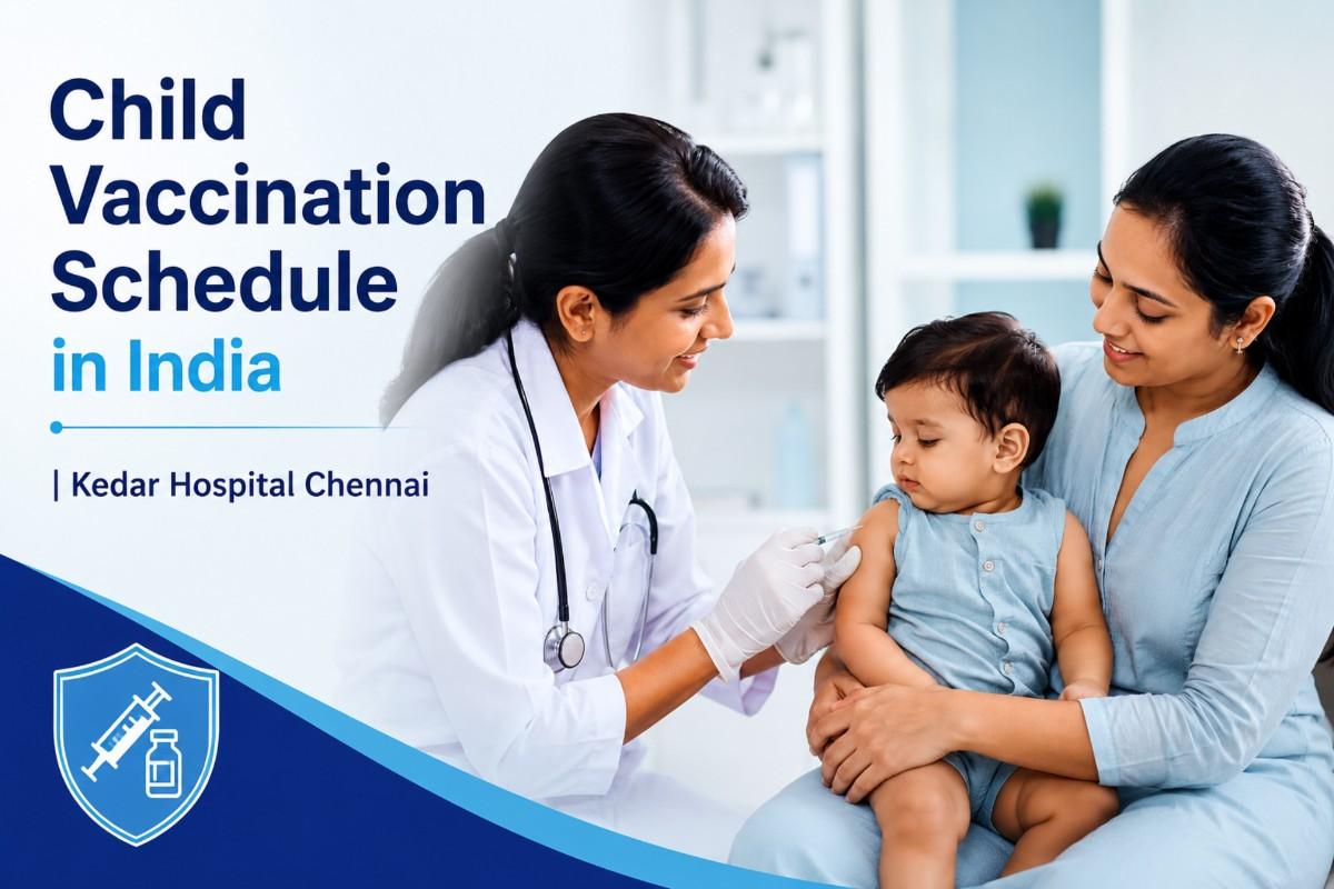 Child Vaccination Schedule in India | Kedar Hospital Chennai