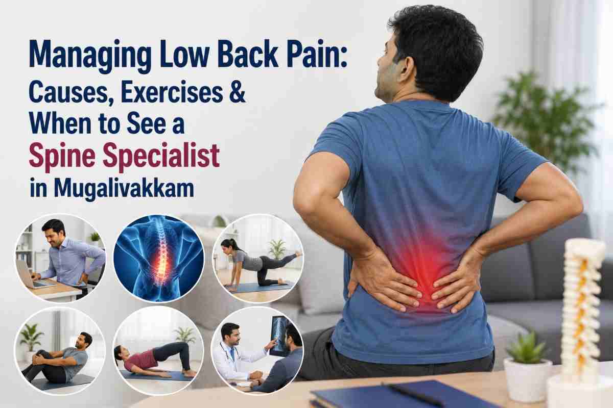 Managing Low Back Pain: Causes, Exercises & When to See a Spine Specialist in Mugalivakkam